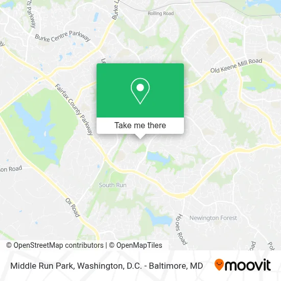 Middle Run Park map