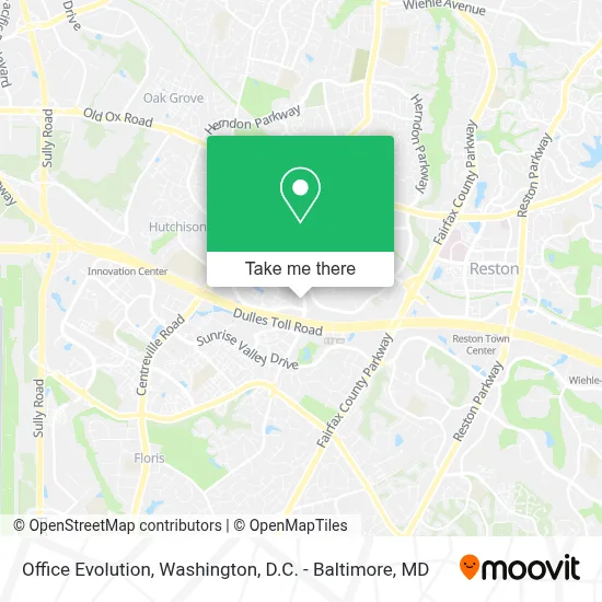 Office Evolution map