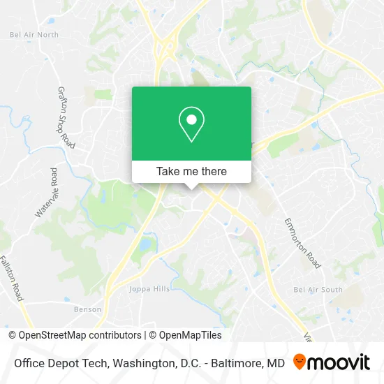 Office Depot Tech map