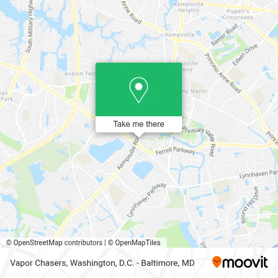 Vapor Chasers map