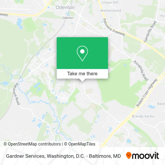 Gardner Services map