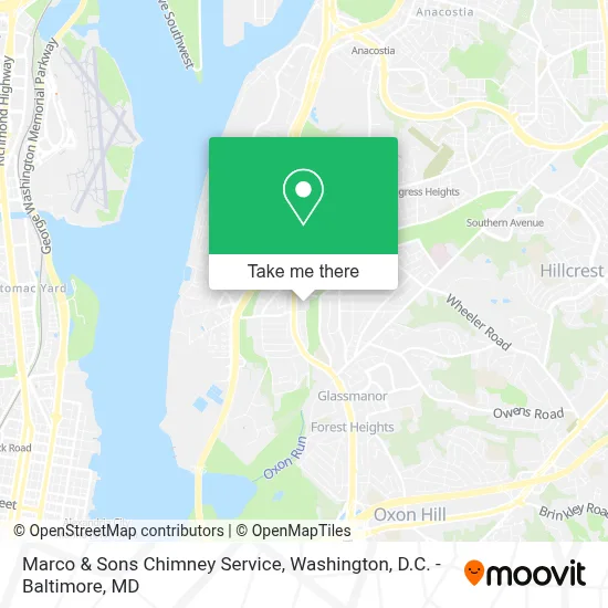 Marco & Sons Chimney Service map