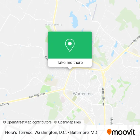 Nora's Terrace map