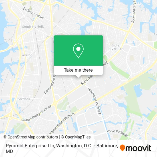 Pyramid Enterprise Llc map