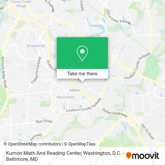 Kumon Math And Reading Center map