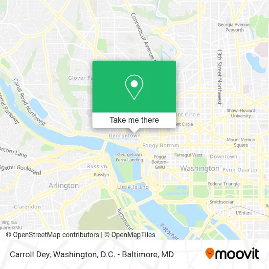 Carroll Dey map