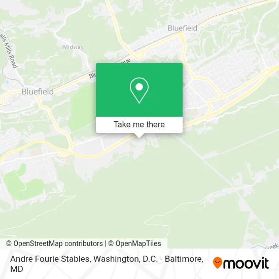 Andre Fourie Stables map