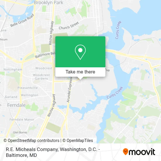 R.E. Micheals Company map