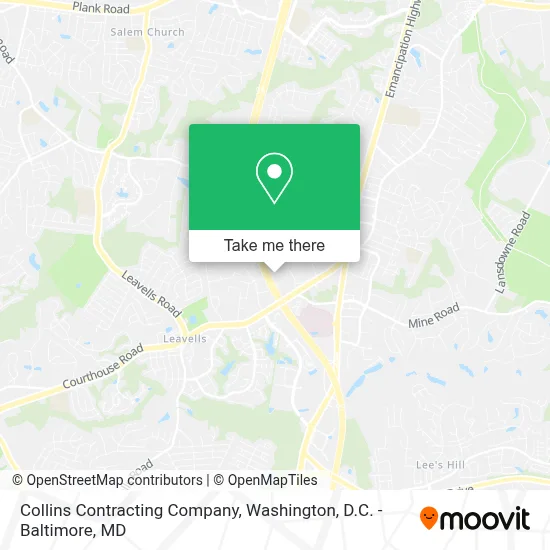 Collins Contracting Company map