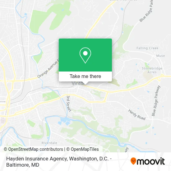 Hayden Insurance Agency map