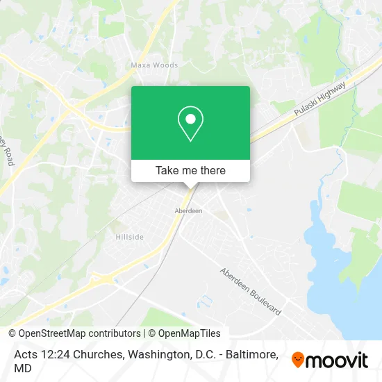 Acts 12:24 Churches map