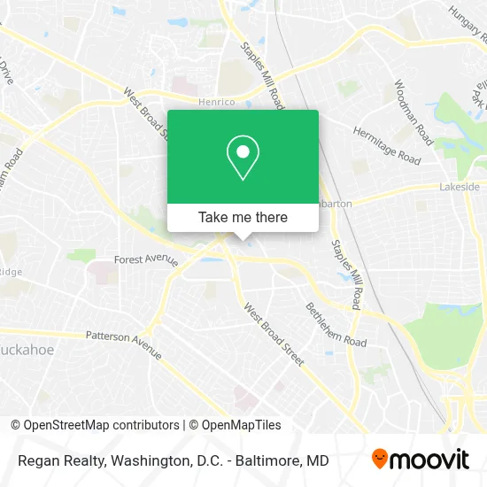 Regan Realty map