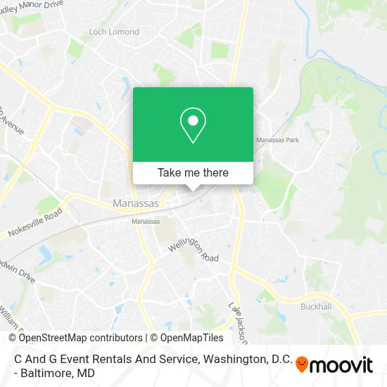 C And G Event Rentals And Service map