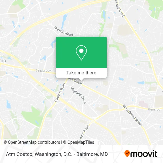 Atm Costco map