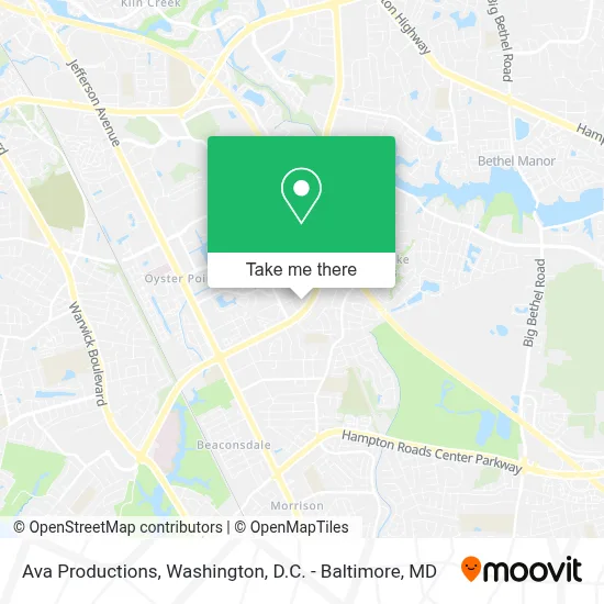 Ava Productions map
