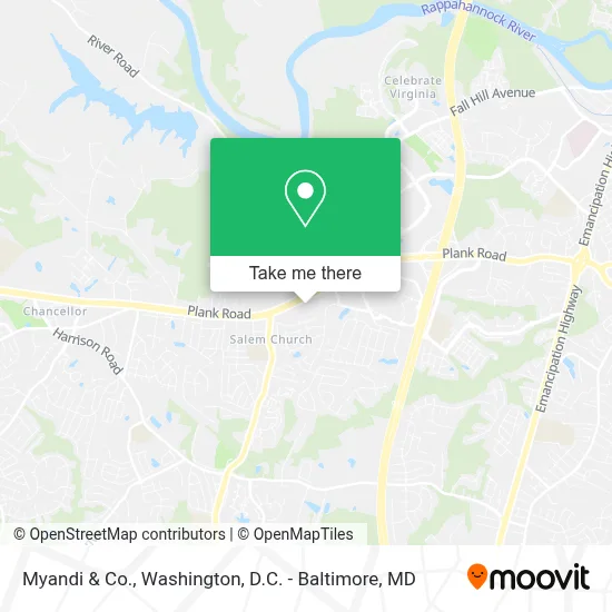 Myandi & Co. map
