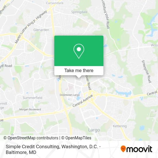 Simple Credit Consulting map