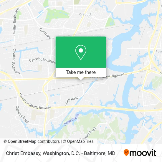 Christ Embassy map
