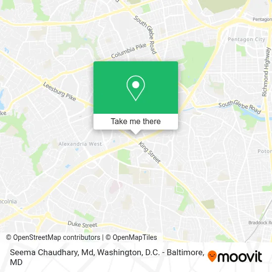 Seema Chaudhary, Md map