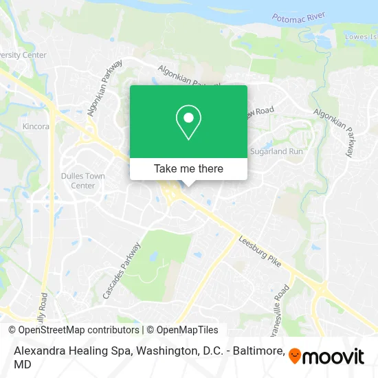 Alexandra Healing Spa map
