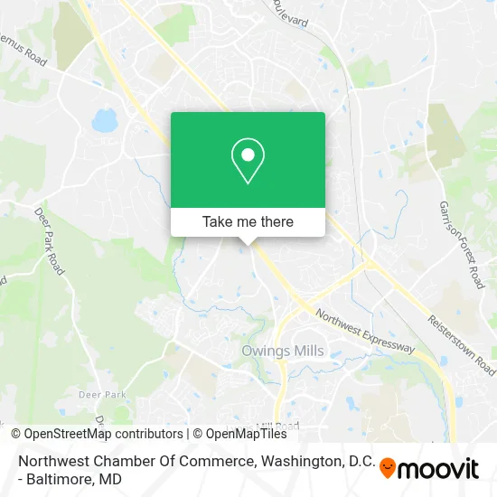 Northwest Chamber Of Commerce map