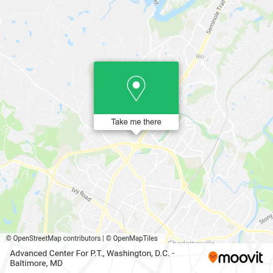 Advanced Center For P.T. map