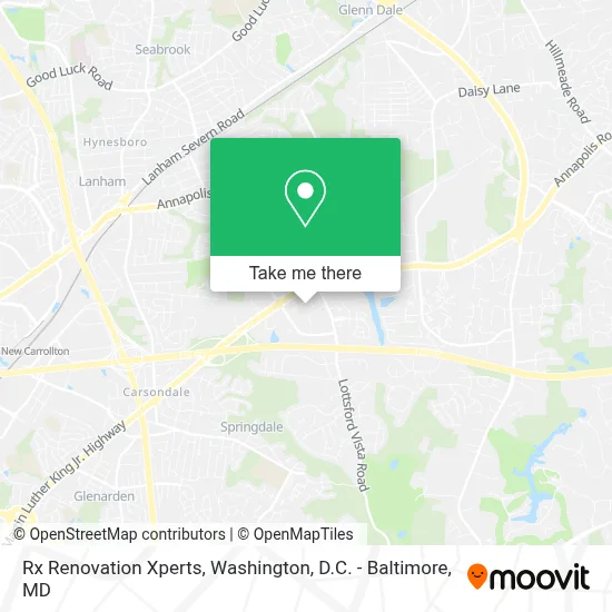 Rx Renovation Xperts map