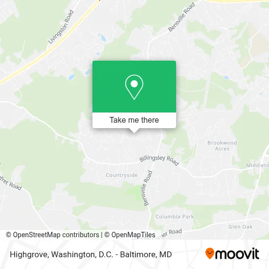 Highgrove map