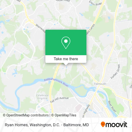 Ryan Homes map