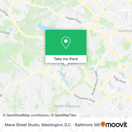 Mane Street Studio map