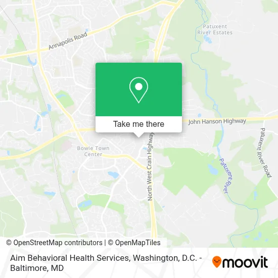 Aim Behavioral Health Services map