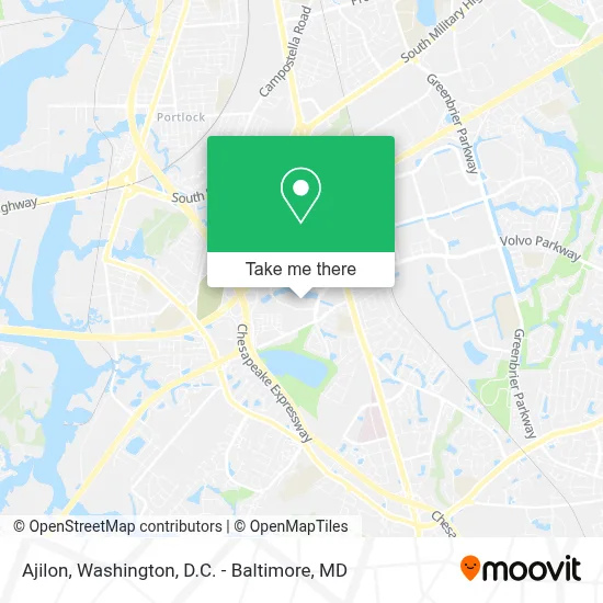 Ajilon map