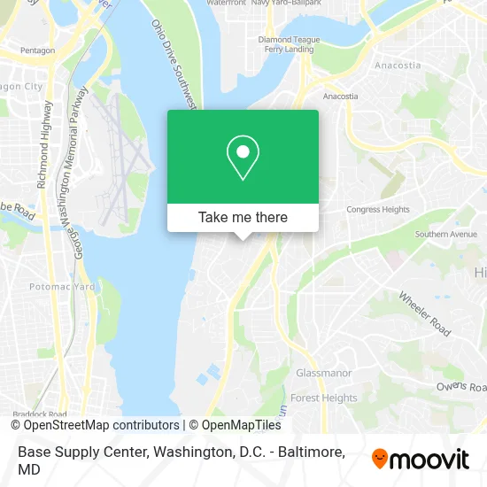 Base Supply Center map