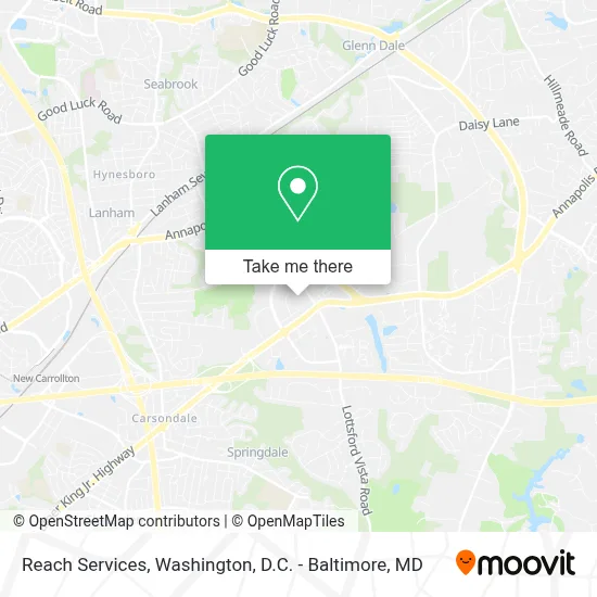 Reach Services map