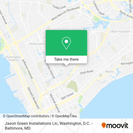 Jason Green Installations Llc map