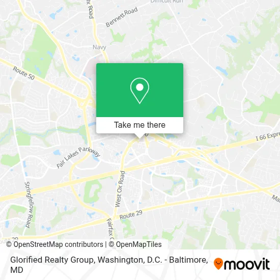Glorified Realty Group map