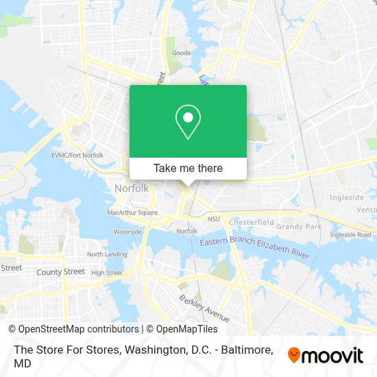 The Store For Stores map