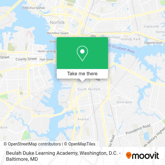 Beulah Duke Learning Academy map