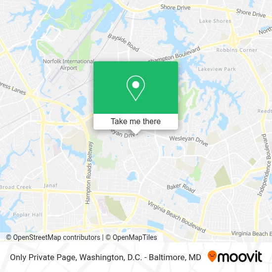 Only Private Page map