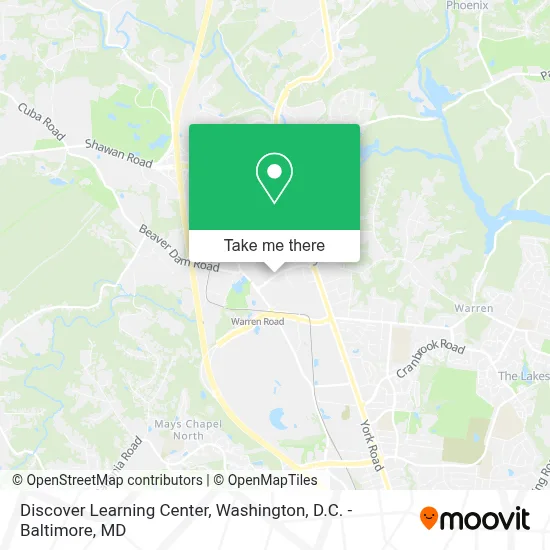 Discover Learning Center map
