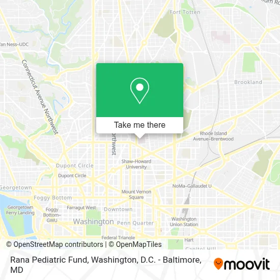 Rana Pediatric Fund map