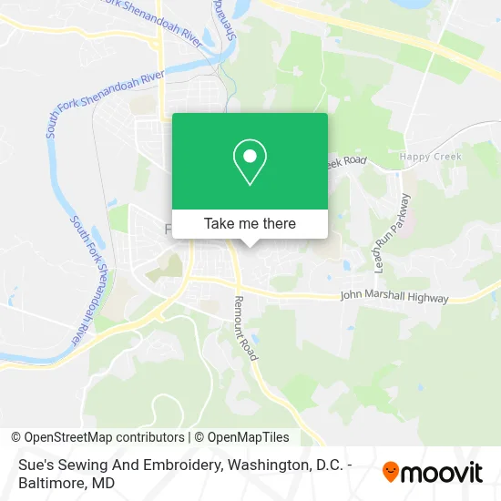 Sue's Sewing And Embroidery map