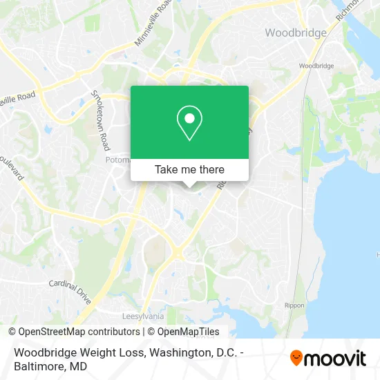 Woodbridge Weight Loss map