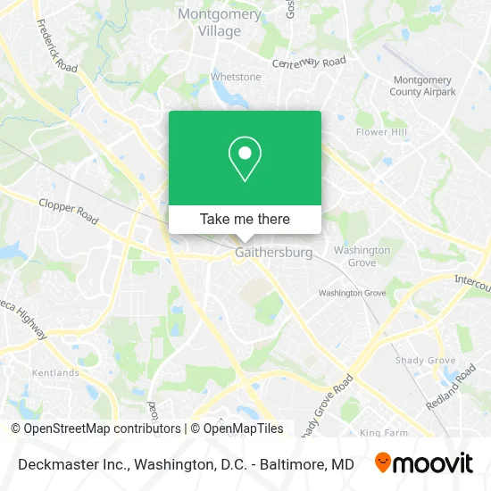 Deckmaster Inc. map