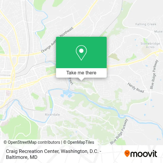 Craig Recreation Center map