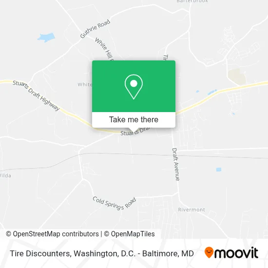Tire Discounters map