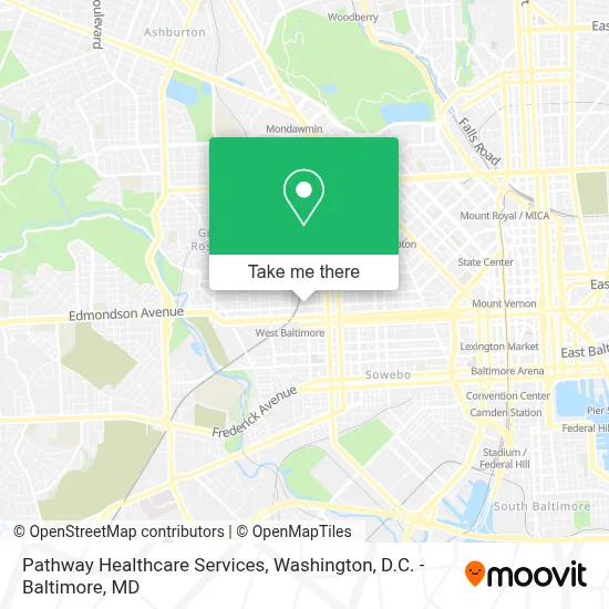 Pathway Healthcare Services map