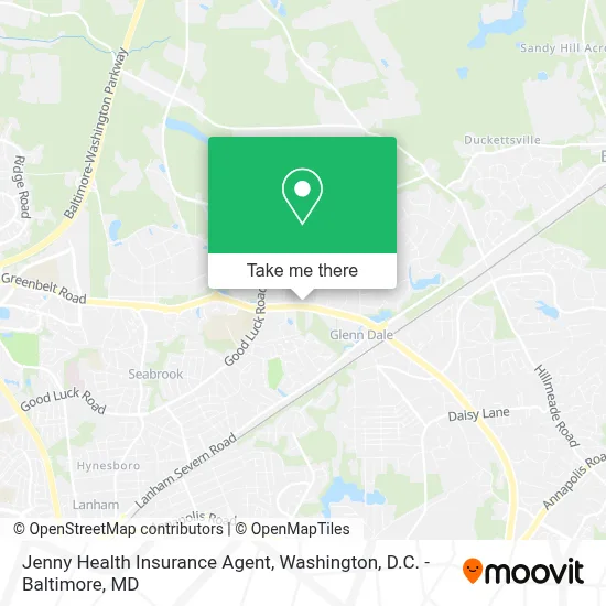 Jenny Health Insurance Agent map