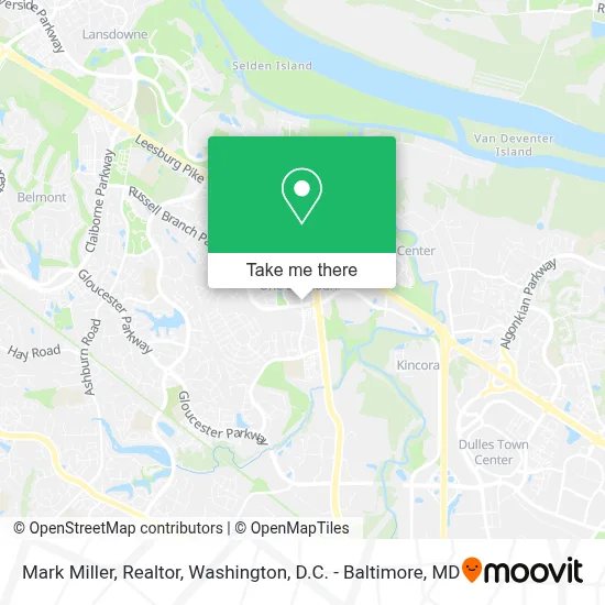 Mark Miller, Realtor map