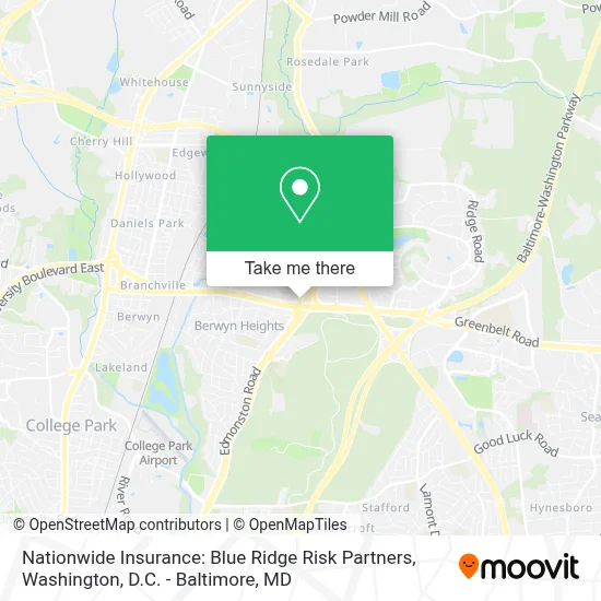 Nationwide Insurance: Blue Ridge Risk Partners map